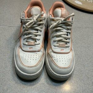 Nike Air Force 1 in White and Peach